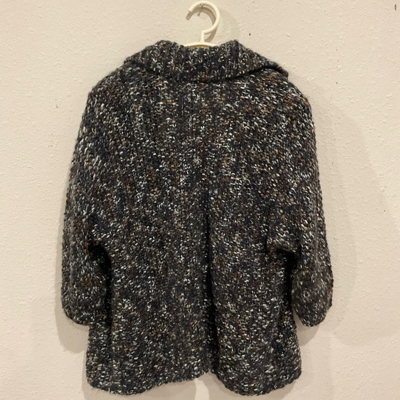 Chico's Soft Chunky Knit Fringe Open Front Cardigan Multicolor Size 12 (Ch… - Picture 4 of 12